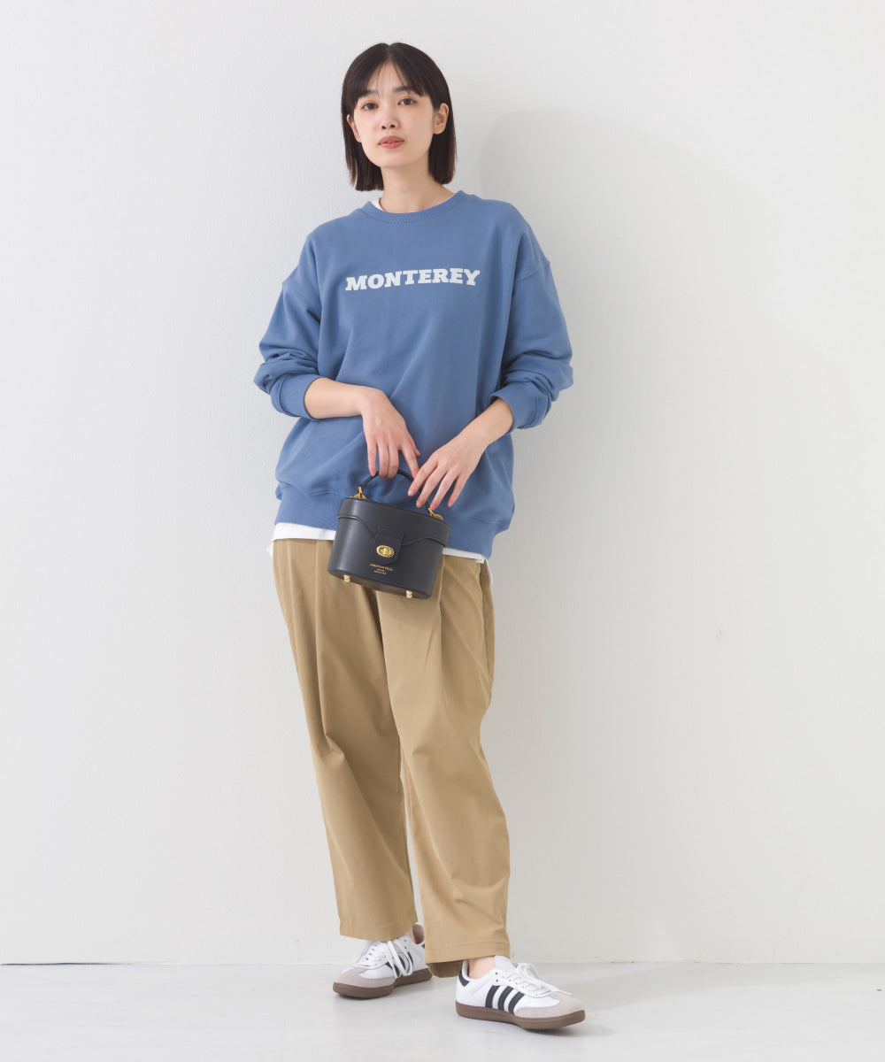 【OMNES】テック裏毛 オーバーサイズロゴスウェットトップス MONTEREY UVカット付【261W430OMN010】
