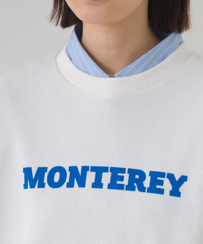 【OMNES】テック裏毛 オーバーサイズロゴスウェットトップス MONTEREY UVカット付【261W430OMN010】