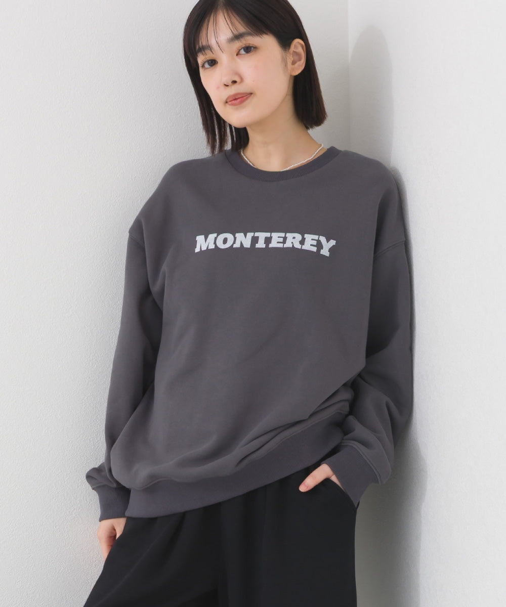 【OMNES】テック裏毛 オーバーサイズロゴスウェットトップス MONTEREY UVカット付【261W430OMN010】