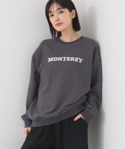 【OMNES】テック裏毛 オーバーサイズロゴスウェットトップス MONTEREY UVカット付【261W430OMN010】