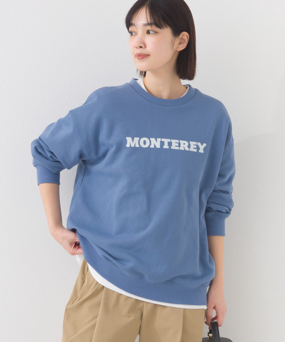【OMNES】テック裏毛 オーバーサイズロゴスウェットトップス MONTEREY UVカット付【261W430OMN010】