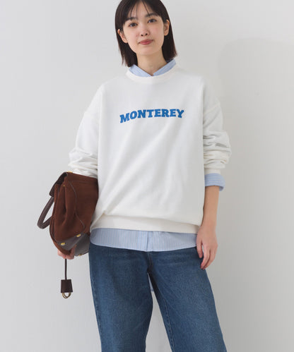 【OMNES】テック裏毛 オーバーサイズロゴスウェットトップス MONTEREY UVカット付【261W430OMN010】