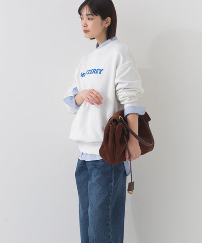 【OMNES】テック裏毛 オーバーサイズロゴスウェットトップス MONTEREY UVカット付【261W430OMN010】