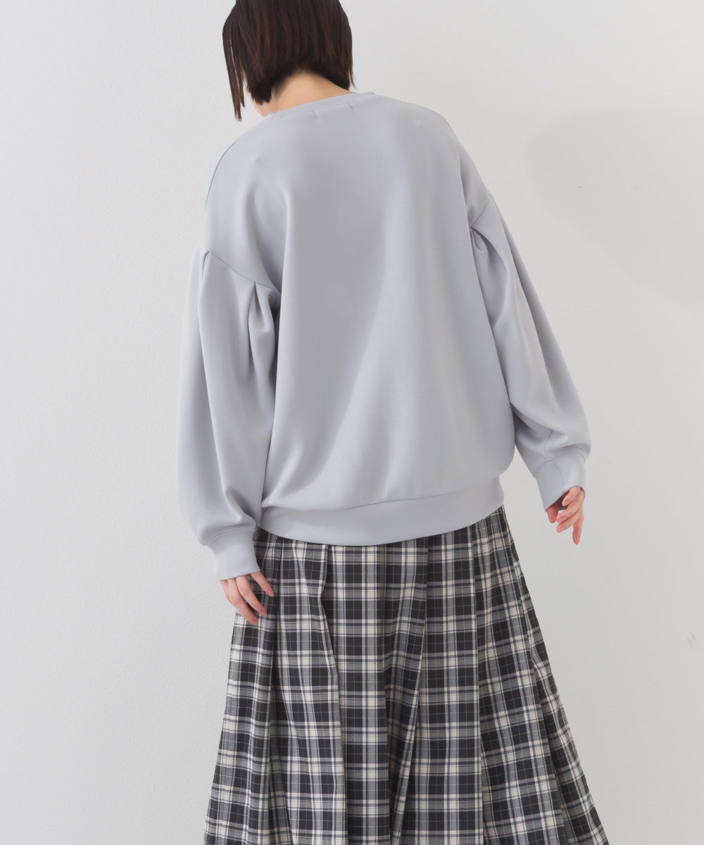 【OMNES】ソフトポンチ 袖タック長袖トップス UVカット花粉リリース付【261W430OMN012】