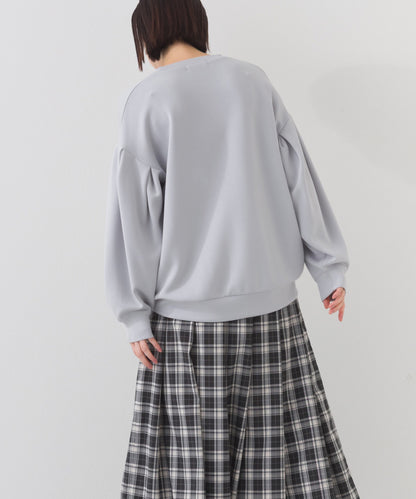 【OMNES】ソフトポンチ 袖タック長袖トップス UVカット花粉リリース付【261W430OMN012】