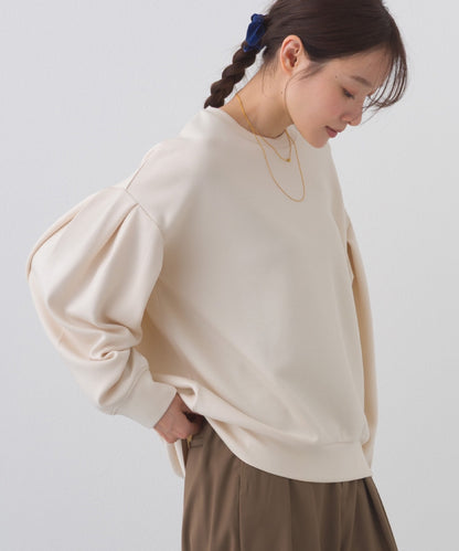【OMNES】ソフトポンチ 袖タック長袖トップス UVカット花粉リリース付【261W430OMN012】