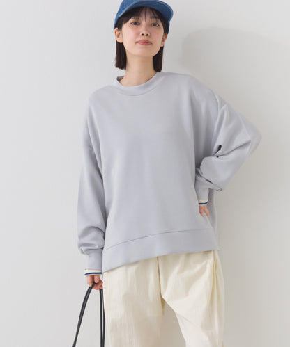 【OMNES】ソフトポンチ 脇スナップスリット入 チュニック丈長袖トップス UVカット花粉リリース付【261W430OMN013】