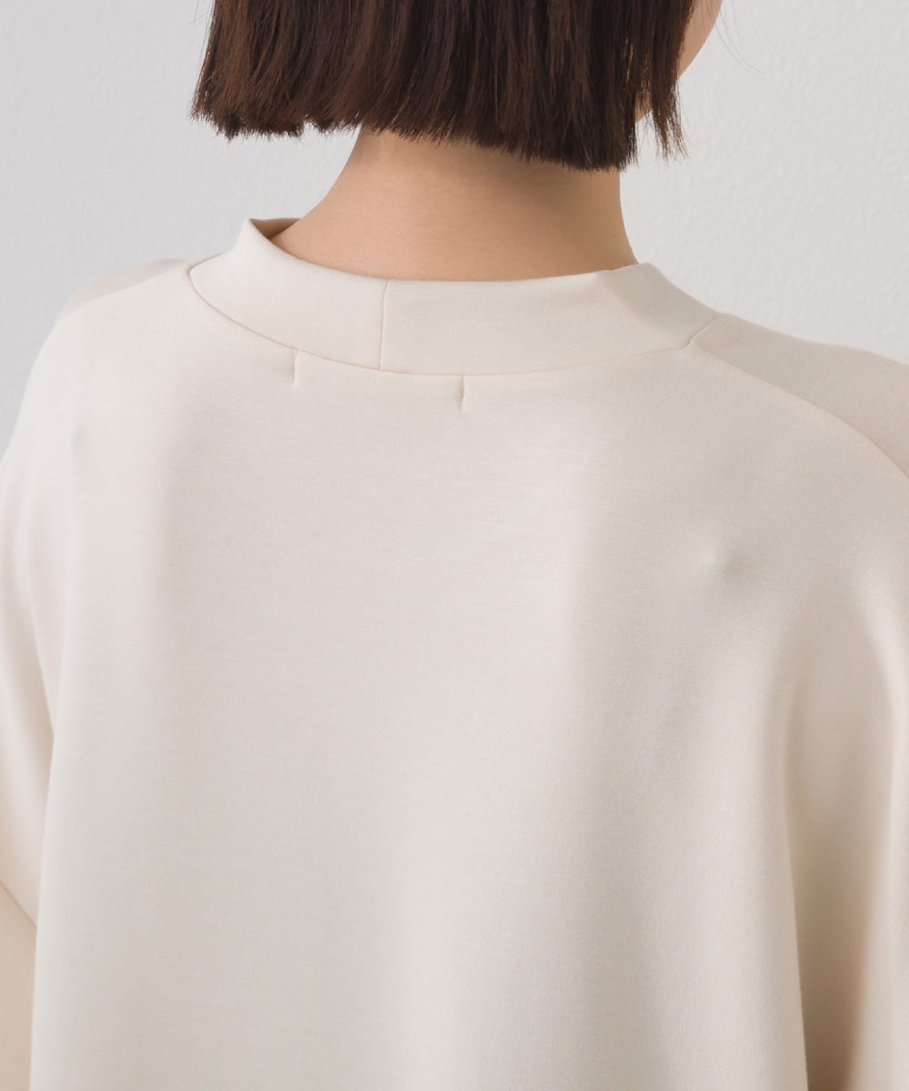 【OMNES】ソフトポンチ 脇スナップスリット入 チュニック丈長袖トップス UVカット花粉リリース付【261W430OMN013】