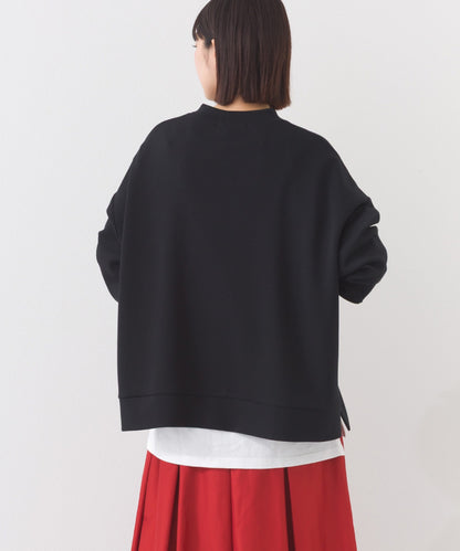 【OMNES】ソフトポンチ 脇スナップスリット入 チュニック丈長袖トップス UVカット花粉リリース付【261W430OMN013】