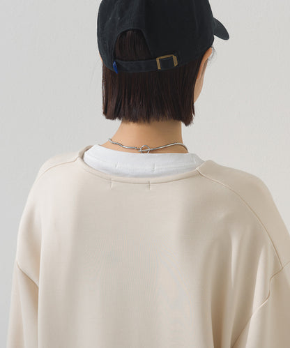 【OMNES】ソフトポンチノーカラー長袖カーディガン UVカット 花粉リリース付【261W430OMN014】