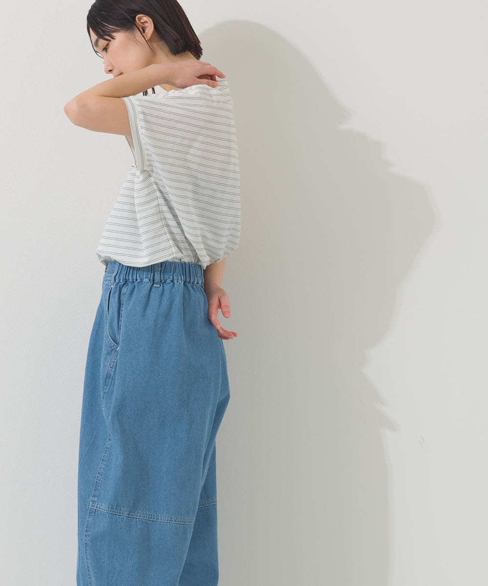【OMNES】接触冷感 ロゴフレンチスリーブ半袖Tシャツ【261W430OMN022】