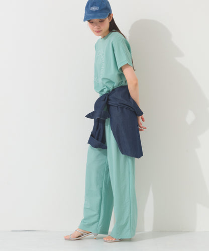 【OMNES】接触冷感 ロゴフレンチスリーブ半袖Tシャツ【261W430OMN022】