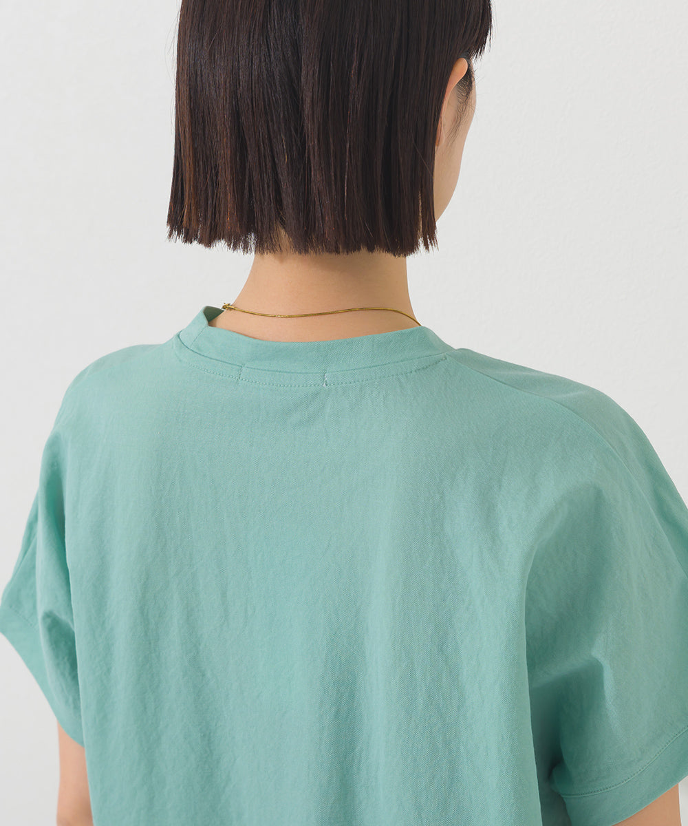 【OMNES】接触冷感 ロゴフレンチスリーブ半袖Tシャツ【261W430OMN022】