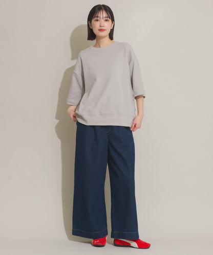 【OMNES】DISCUS別注 カット楊柳 半袖Tシャツ【261W430DIS257】