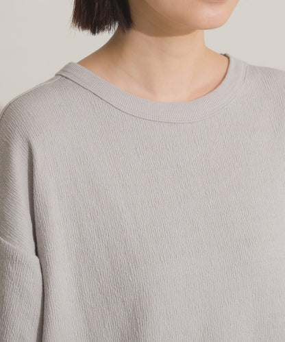 【OMNES】DISCUS別注 カット楊柳 半袖Tシャツ【261W430DIS257】