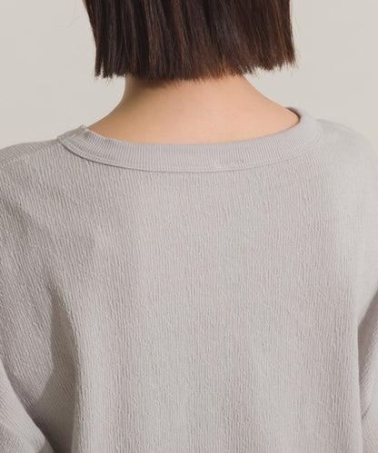 【OMNES】DISCUS別注 カット楊柳 半袖Tシャツ【261W430DIS257】
