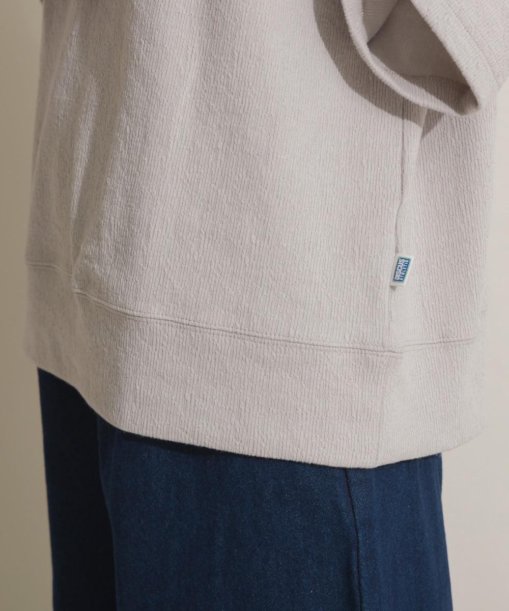 【OMNES】DISCUS別注 カット楊柳 半袖Tシャツ【261W430DIS257】