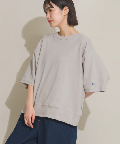 【OMNES】DISCUS別注 カット楊柳 半袖Tシャツ【261W430DIS257】