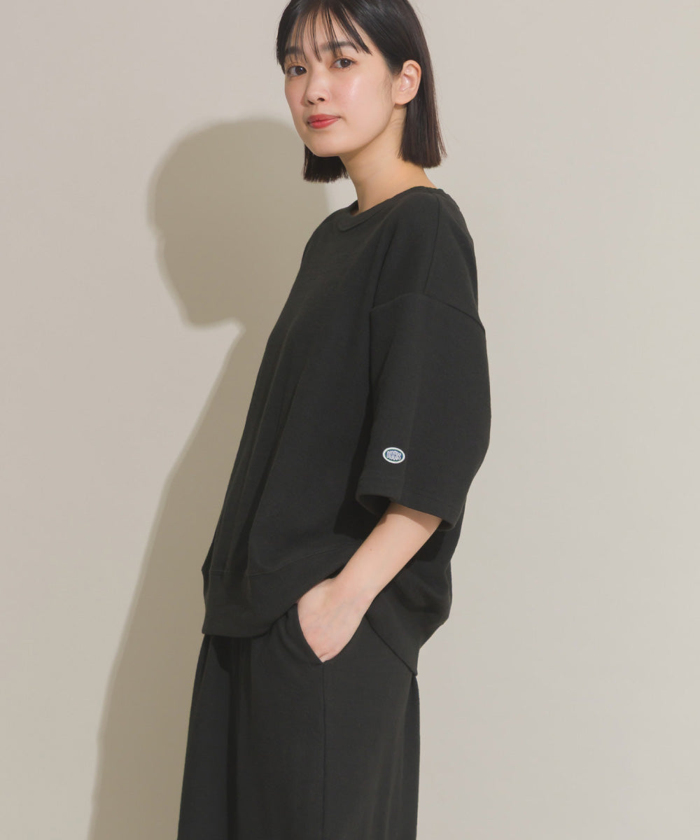 【OMNES】DISCUS別注 カット楊柳 半袖Tシャツ【261W430DIS257】