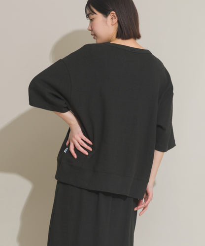 【OMNES】DISCUS別注 カット楊柳 半袖Tシャツ【261W430DIS257】