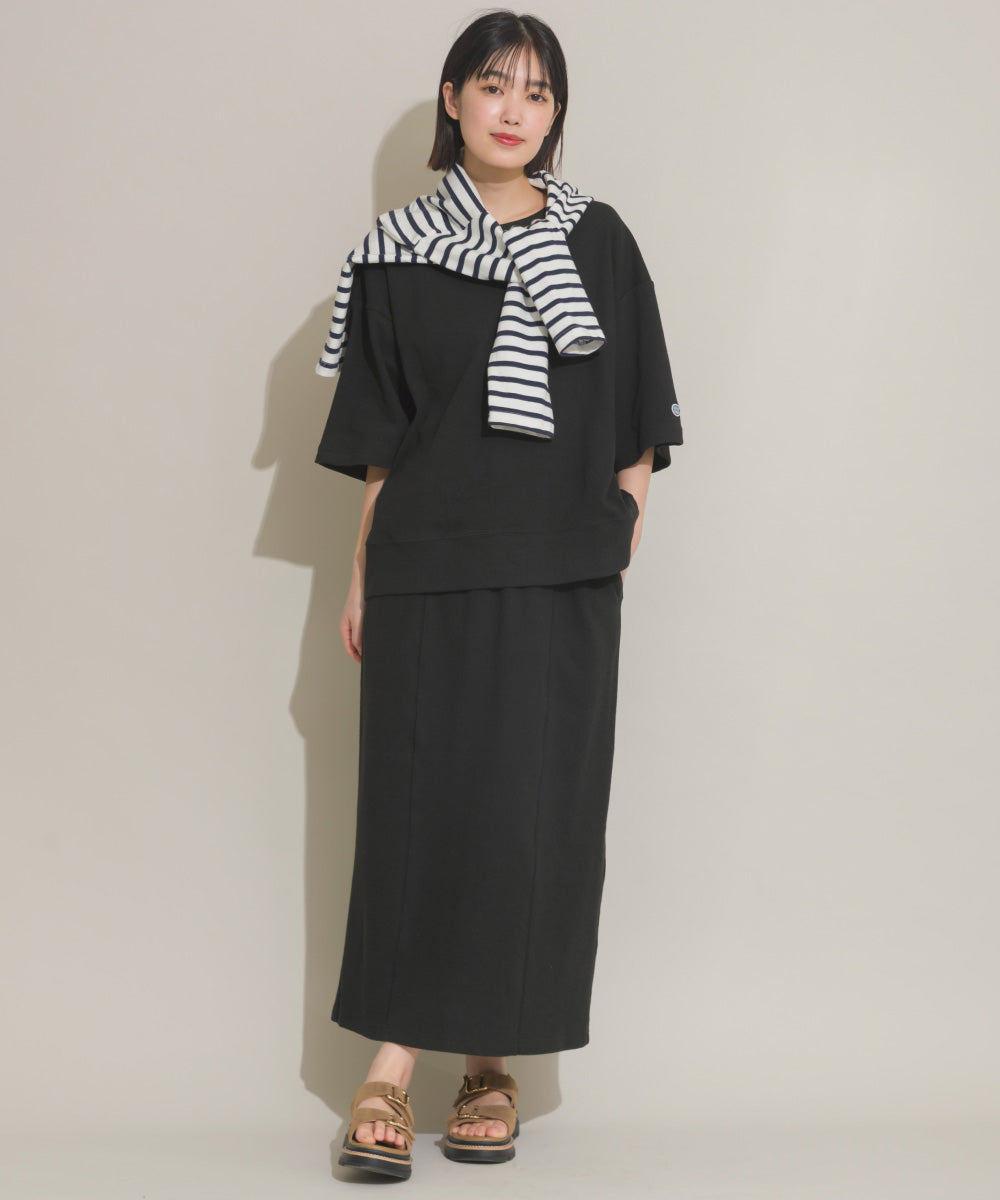 【OMNES】DISCUS別注 カット楊柳 半袖Tシャツ【261W430DIS257】