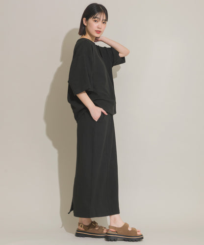 【OMNES】DISCUS別注 カット楊柳 半袖Tシャツ【261W430DIS257】