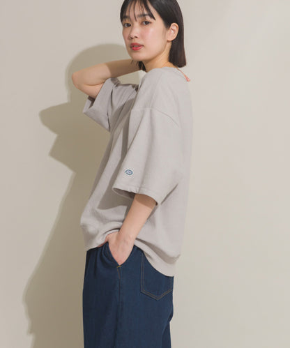 【OMNES】DISCUS別注 カット楊柳 半袖Tシャツ【261W430DIS257】