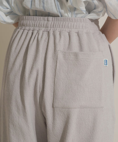 【OMNES】DISCUS別注 カット楊柳ワイドパンツ【261W432DIS258】