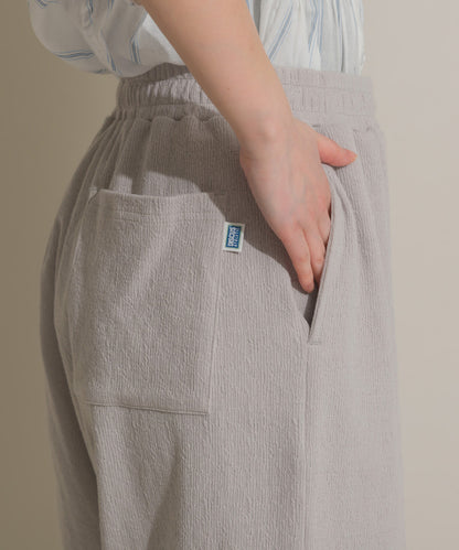 【OMNES】DISCUS別注 カット楊柳ワイドパンツ【261W432DIS258】