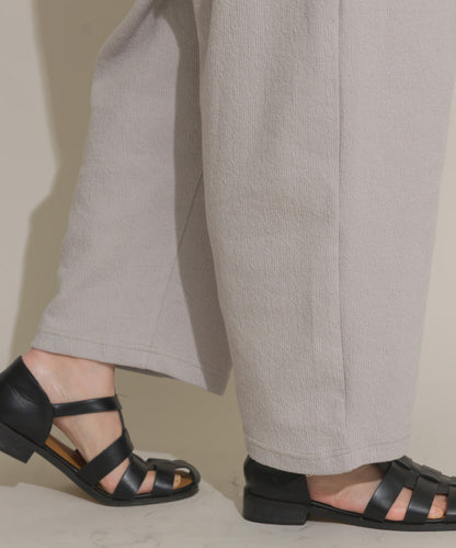 【OMNES】DISCUS別注 カット楊柳ワイドパンツ【261W432DIS258】