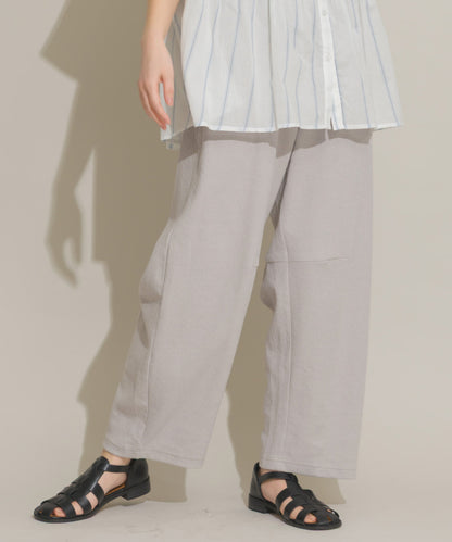 【OMNES】DISCUS別注 カット楊柳ワイドパンツ【261W432DIS258】