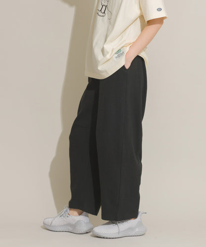 【OMNES】DISCUS別注 カット楊柳ワイドパンツ【261W432DIS258】