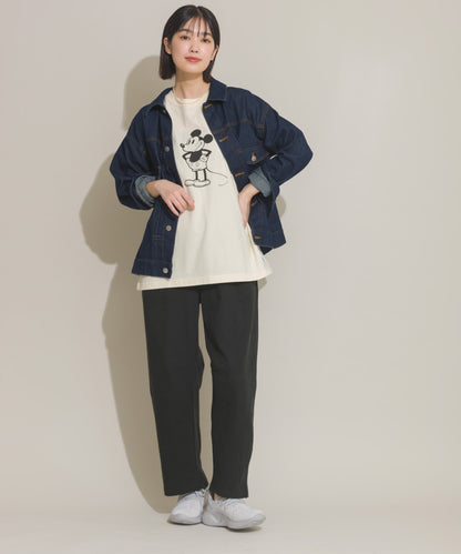 【OMNES】DISCUS別注 カット楊柳ワイドパンツ【261W432DIS258】