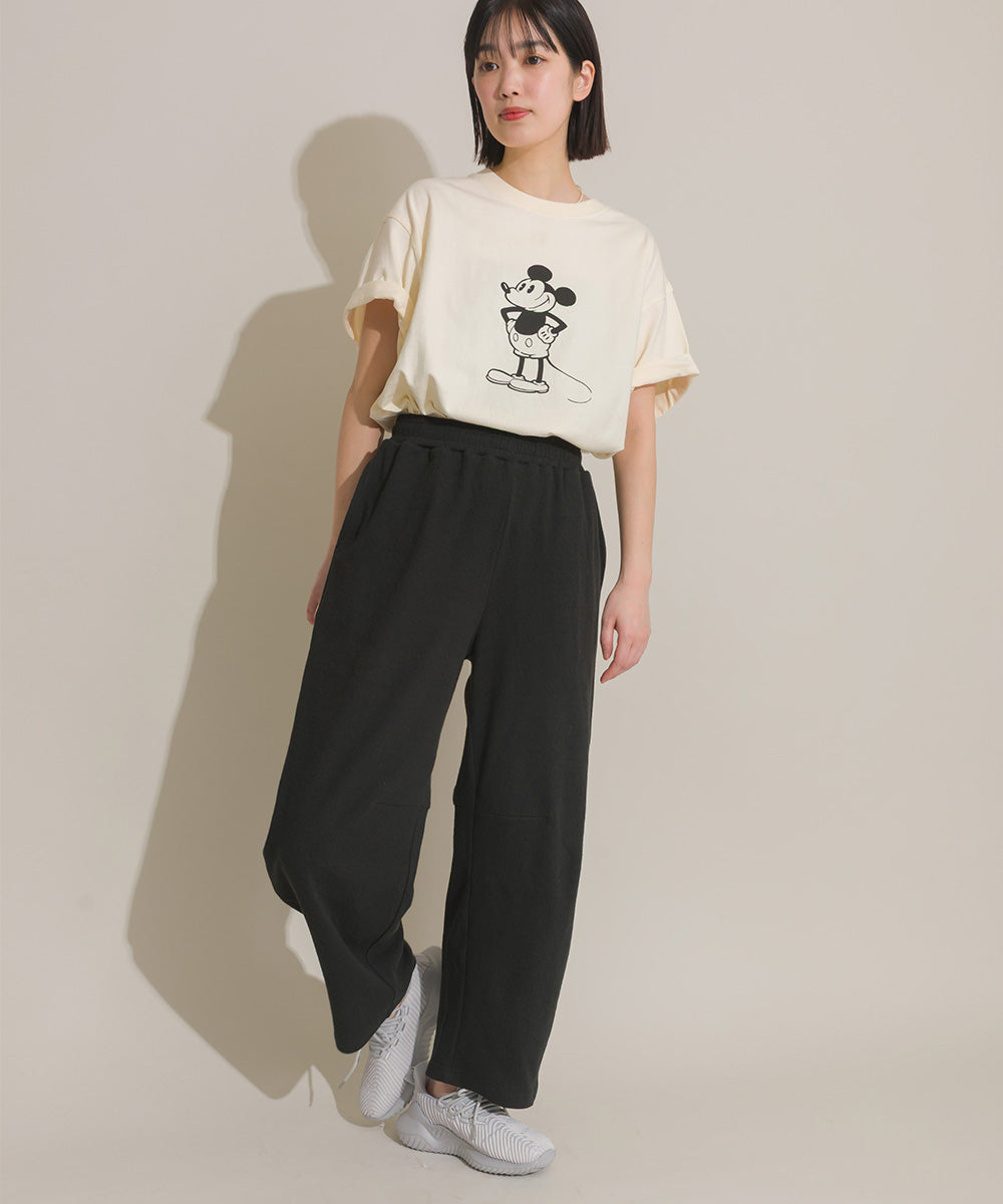 【OMNES】DISCUS別注 カット楊柳ワイドパンツ【261W432DIS258】
