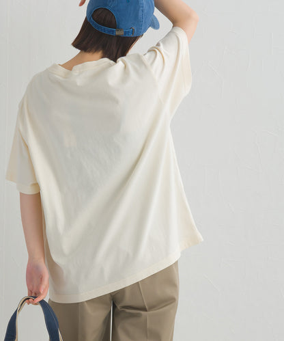 【DISCUS】Disney Tシャツ オーバーサイズミッキープリント半袖Tシャツ③ 【261W430DIS264】