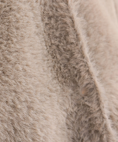 【OMNES Supremo】フェザーヤーンダブルフェイスニットカーディガン【3324-6150】