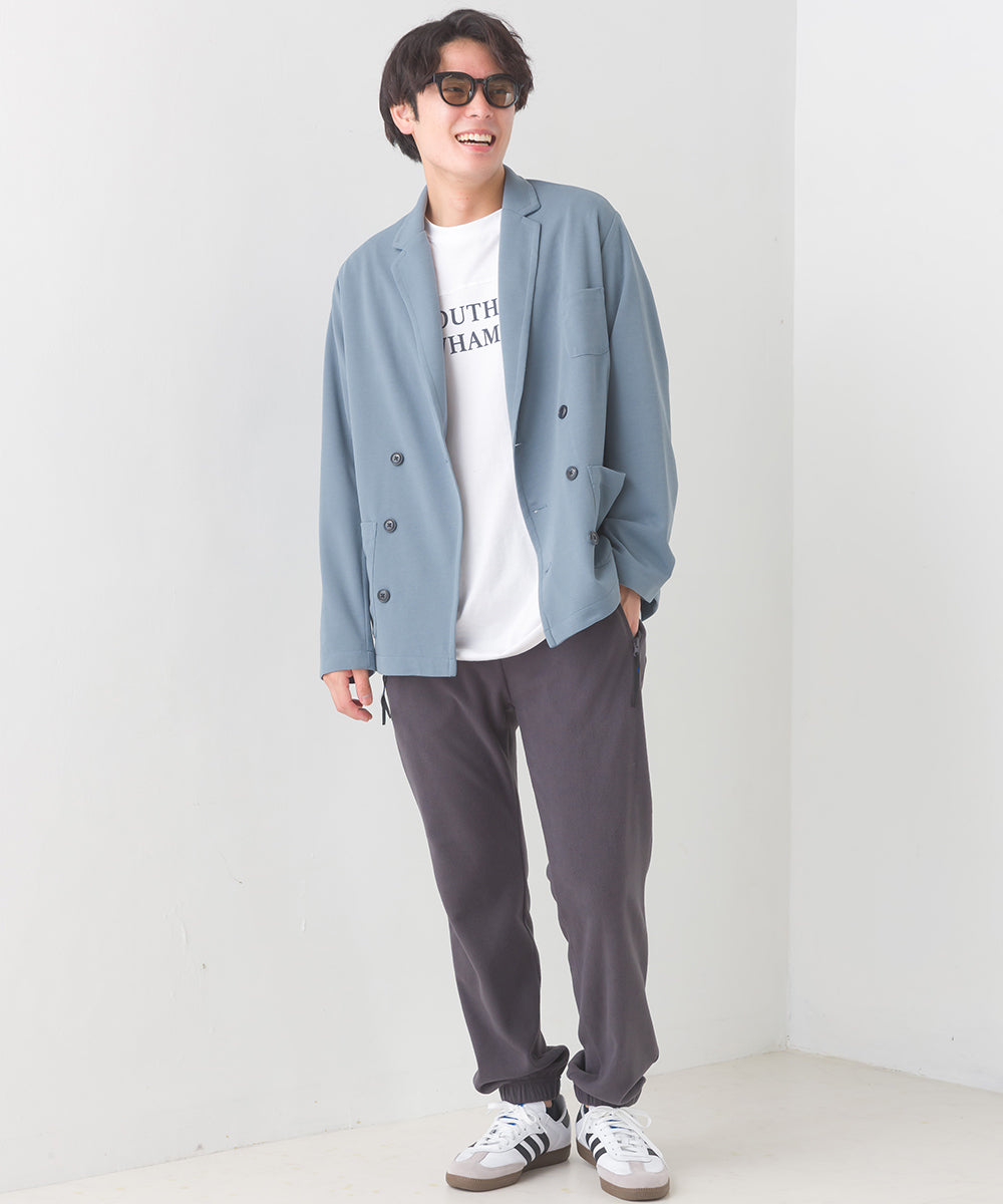 【OMNES PURPLE LABEL】メンズ ふわ軽静電気防止マイクロフリースパンツ【6123-2139】