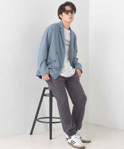 【OMNES PURPLE LABEL】メンズ ふわ軽静電気防止マイクロフリースパンツ【6123-2139】