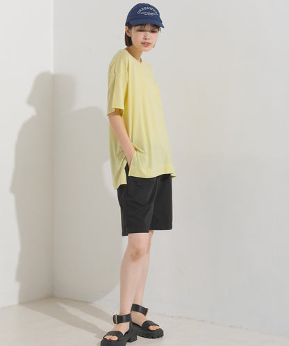 【OMNES】UVカット&ドライ加工 ポケット付き半袖Tシャツ【7122-5249】