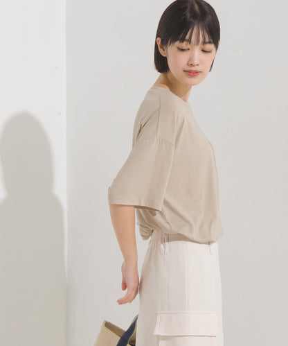 【OMNES】UVカット&ドライ加工 ポケット付き半袖Tシャツ【7122-5249】