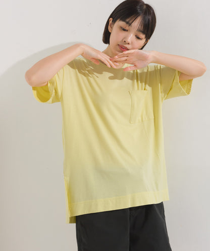 【OMNES】UVカット&ドライ加工 ポケット付き半袖Tシャツ【7122-5249】