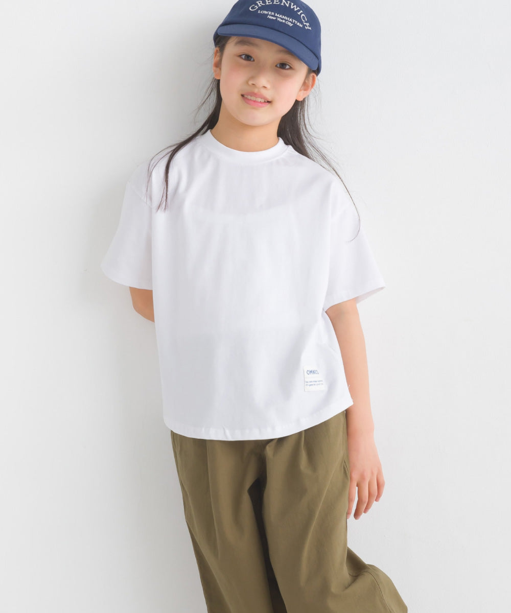 【OMNES】キッズ コットンベア天 半袖Tシャツ【7122-5254】