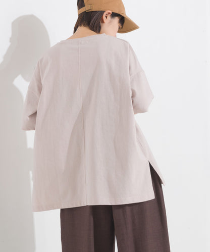【OMNES】超撥水加工 ワイド半袖Tシャツ【7122-5299】