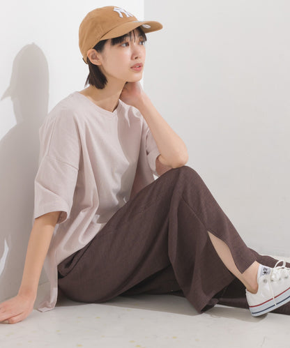 【OMNES】超撥水加工 ワイド半袖Tシャツ【7122-5299】