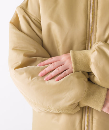 【hbA】【OMNES】ナイロンツイル MA-1 ブルゾン【7122-7141】