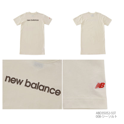 【hbB】【New Balance】ニューバランス NB キッズ リニアロゴ ルーズフィットドレス ABD35052【7301-23027】