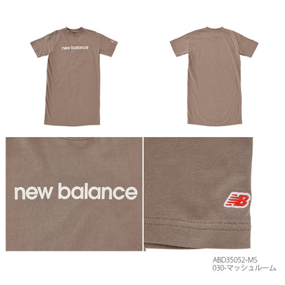 【hbB】【New Balance】ニューバランス NB キッズ リニアロゴ ルーズフィットドレス ABD35052【7301-23027】