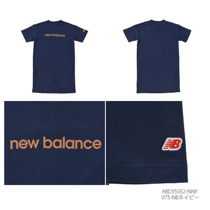 【hbB】【New Balance】ニューバランス NB キッズ リニアロゴ ルーズフィットドレス ABD35052【7301-23027】