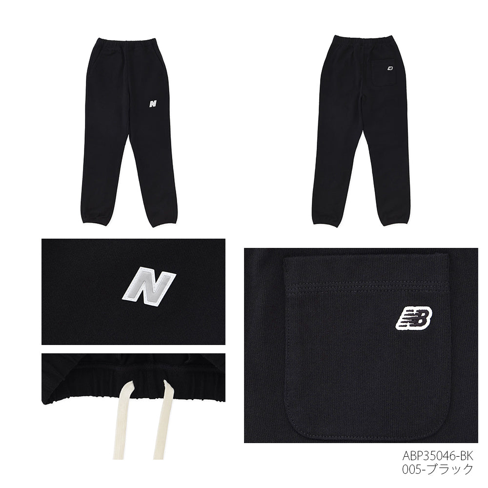 【hbA】【New Balance】ニューバランス NB キッズ ヘビーウェイトロングパンツ ABP35046【7301-23028】