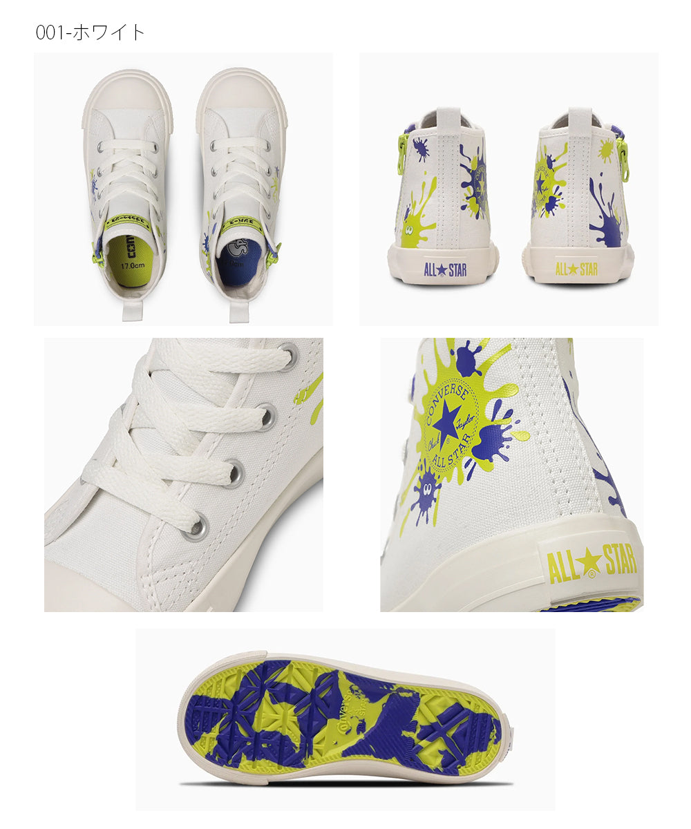 【hbA】【CONVERSE】コンバース CHILD ALL STAR N Z HI Splatoon3 チャイルド オールスター Ｎ Ｚ ＨＩ スプラトゥーン3【7301-24107】